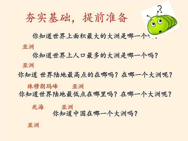 人教版初中地理七年级下册 第一节　位置和范围   课件第2页