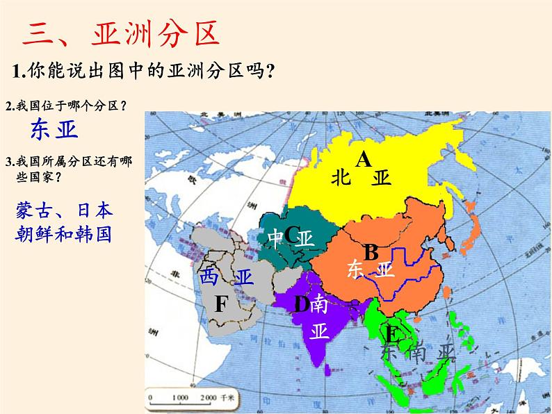 人教版初中地理七年级下册 第二节　自然环境   课件第7页