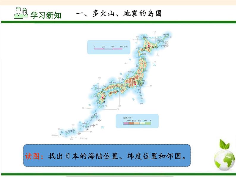 人教版初中地理七年级下册 第一节　日本   课件第3页