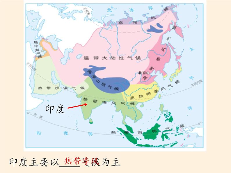 人教版初中地理七年级下册 第三节　印度    课件第3页