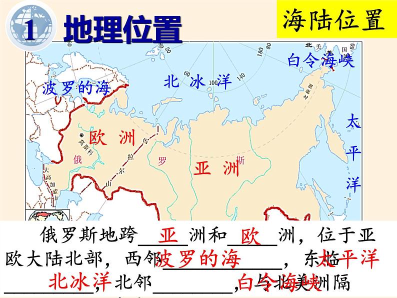 人教版初中地理七年级下册 第四节　俄罗斯   课件07