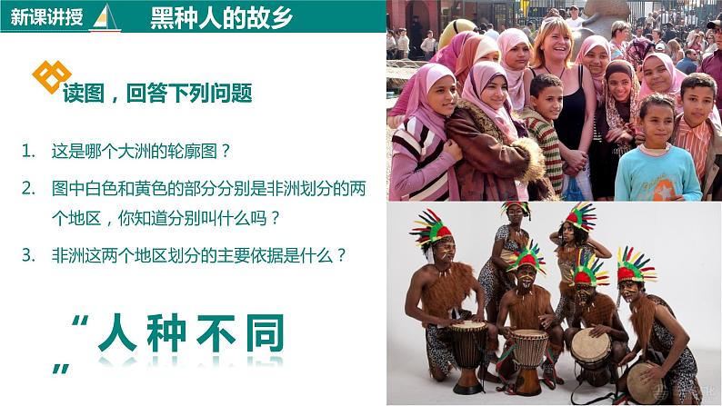 8.3.1撒哈拉以南的非洲（第1课时+黑种人的故乡、自然环境）课件第7页