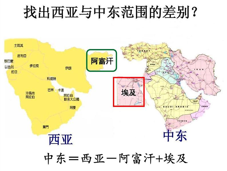 人教版初中地理七年级下册 第一节　中东   课件第3页