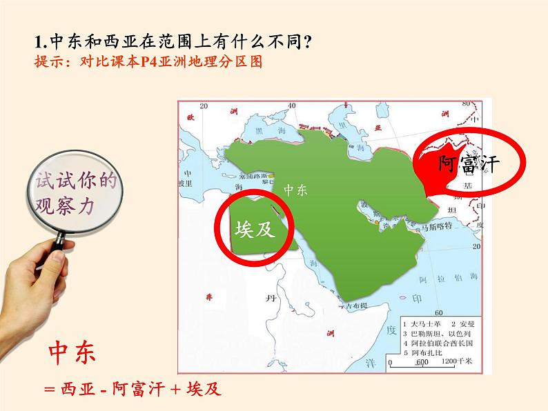 人教版初中地理七年级下册 第一节　中东   课件第4页