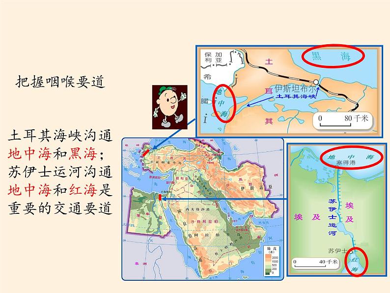 人教版初中地理七年级下册 第一节　中东   课件第8页