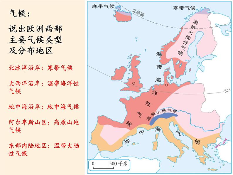 人教版初中地理七年级下册 第二节  欧洲西部   课件第6页