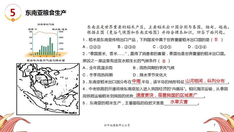 中考地理三轮冲刺热点复习课件热点02 粮食安全 (含答案)07