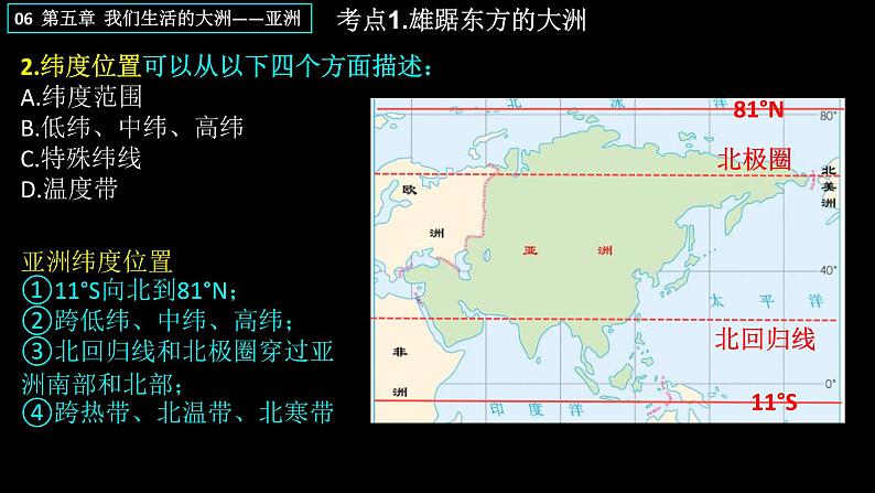 中考地理一轮复习精品课件7.6 我们生活的大洲——亚洲 (含答案)第4页