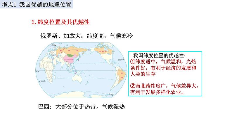 中考地理一轮复习精品课件8.1 从世界看中国 (含答案)第5页