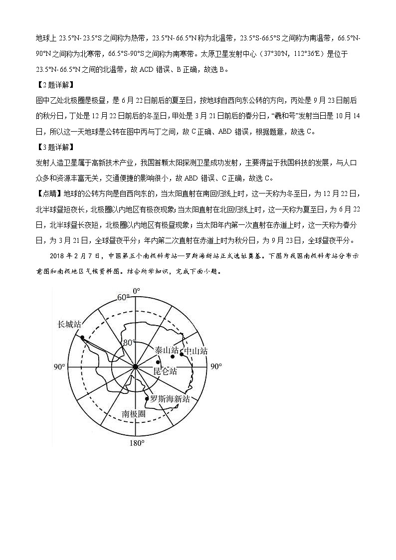 2022年四川省资阳市中考地理真题（教师版）02