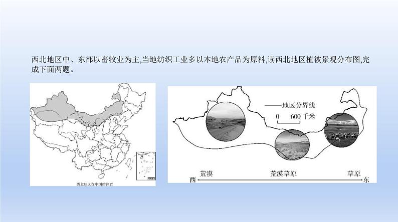 中考地理二轮专项复习课件第十八单元　西北地区 (含答案)第7页