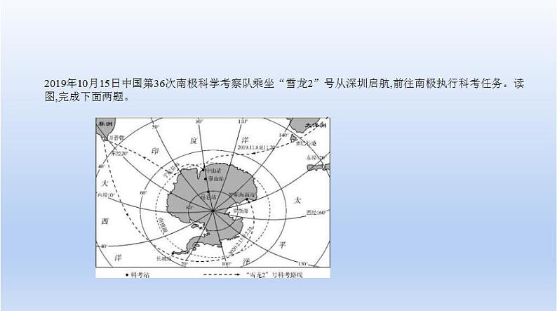 中考地理二轮专项复习课件第十单元　极地地区 (含答案)第8页