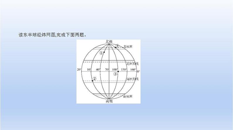 中考地理二轮专项复习课件第一单元　地球和地图 (含答案)06