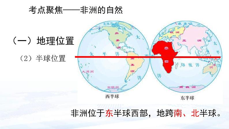 中考地理一轮复习课件专题11 认识大洲：非洲、美洲(含答案)第7页