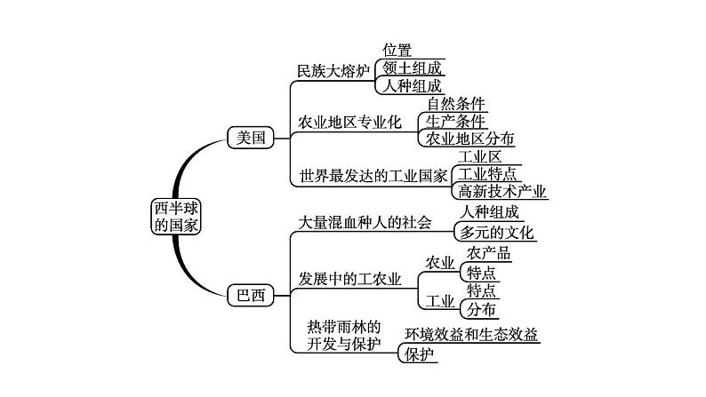 中考地理一轮复习课件第10讲　美国、巴西 (含答案)04