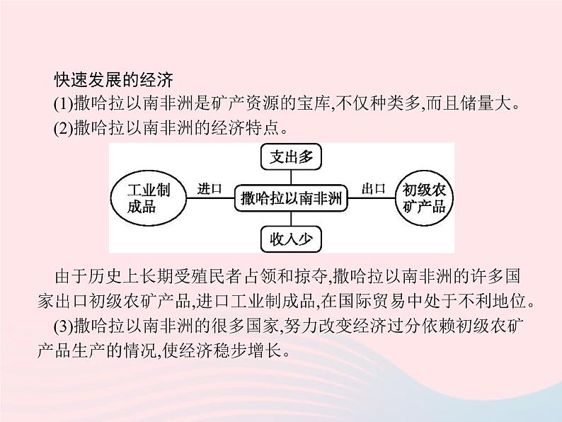 2023七年级地理下册 第八章 东半球其他的国家和地区 第3节 撒哈拉以南的非洲第1课时黑种人的故乡 快速发展的经济 新人教版课件PPT第6页