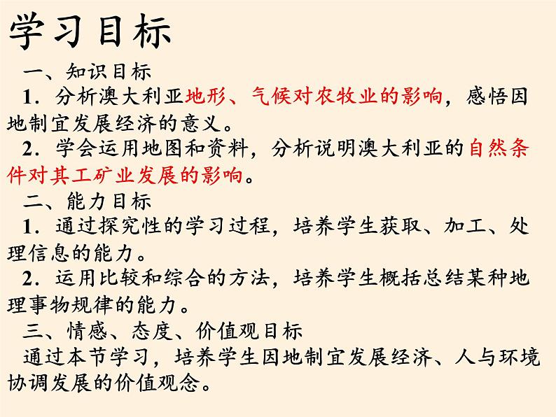 人教版初中地理七年级下册 第四节　澳大利亚    课件第3页