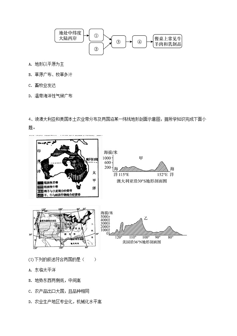 初二下学期期中地理试卷-学生用卷 (2)第3页