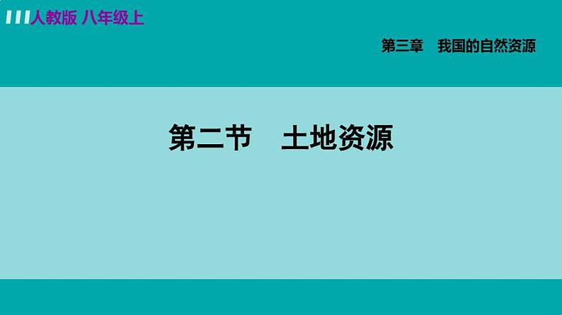 最新人教版八年级地理上册第三章中国的自然资源第二节土地资源01