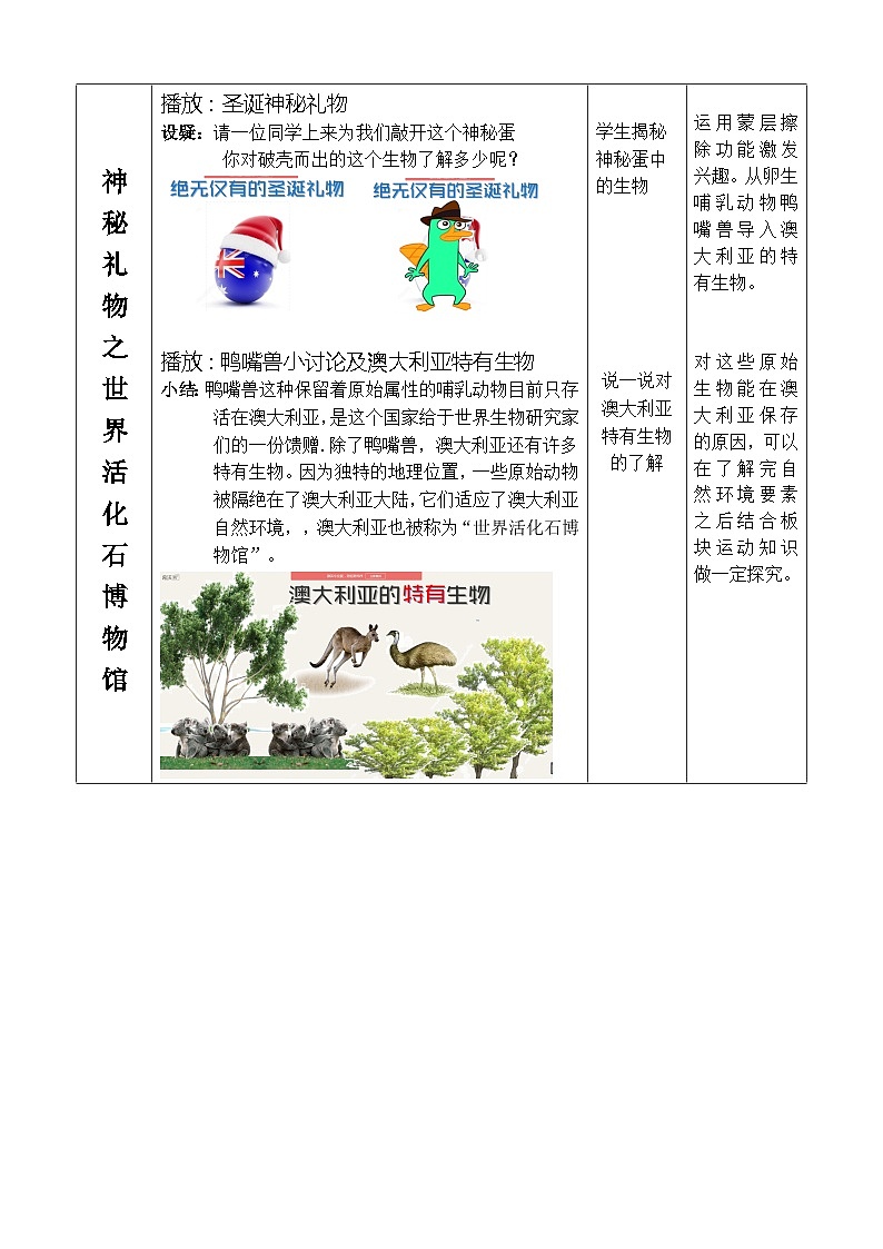 人教版初中地理七年级下册 第四节　澳大利亚   教案第3页