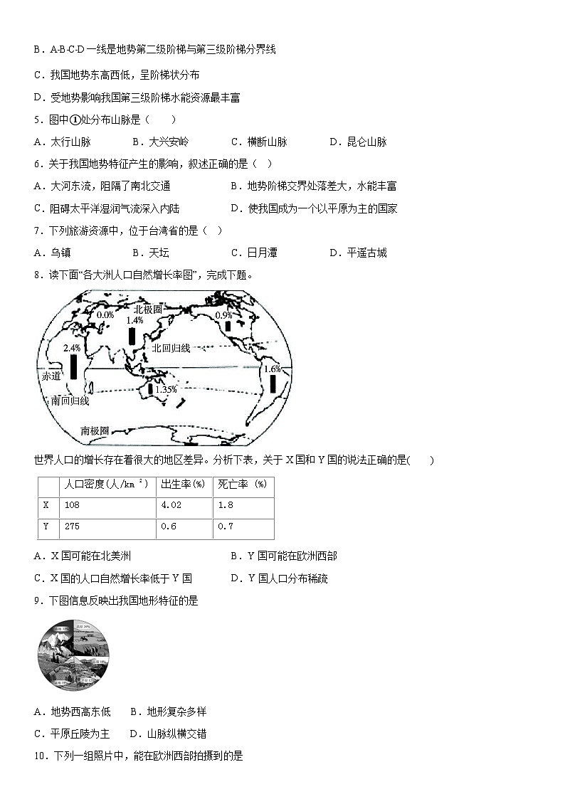 地理（包头卷）-【试题猜想】2023年中考考前最后一卷（含考试版、全解全析、参考答案、答题卡）02