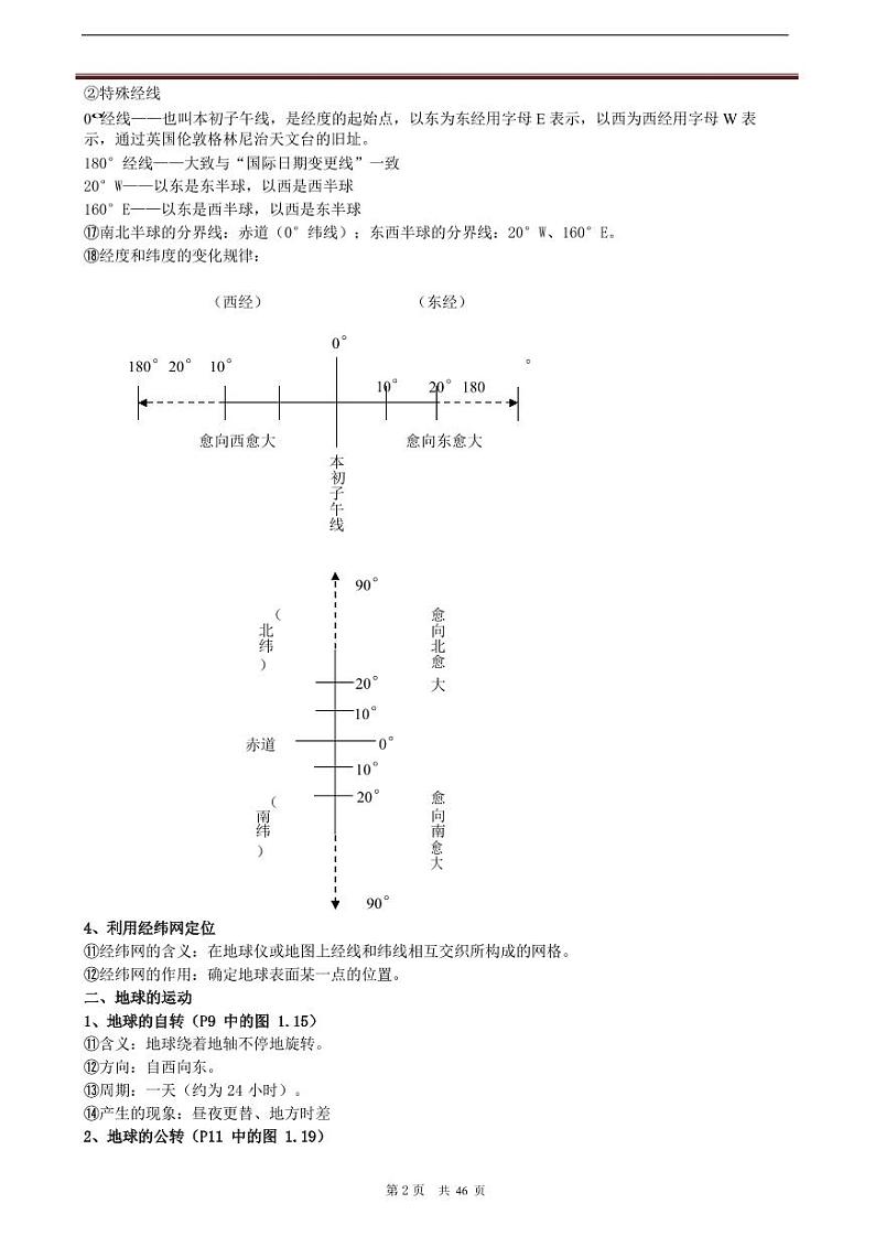 详中地理知识点归纳汇总02
