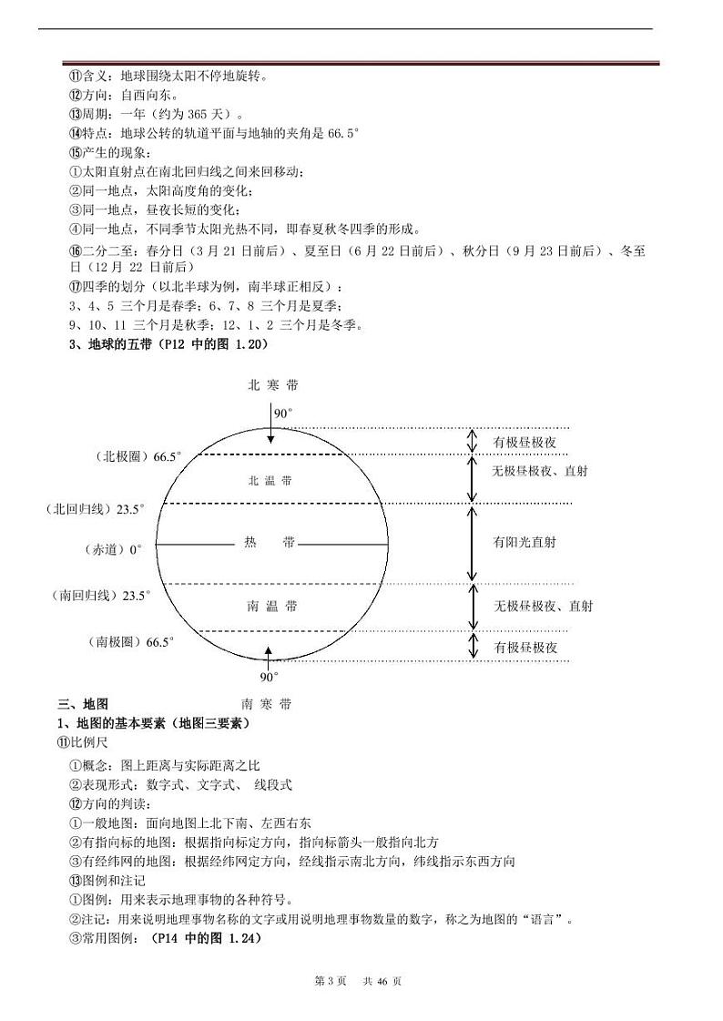 详中地理知识点归纳汇总03