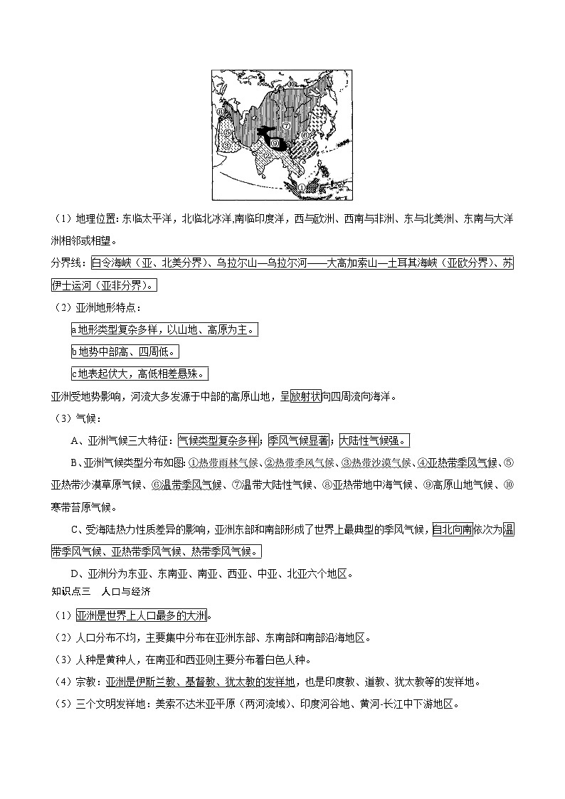 重难点06  认识大洲（原卷版）第2页