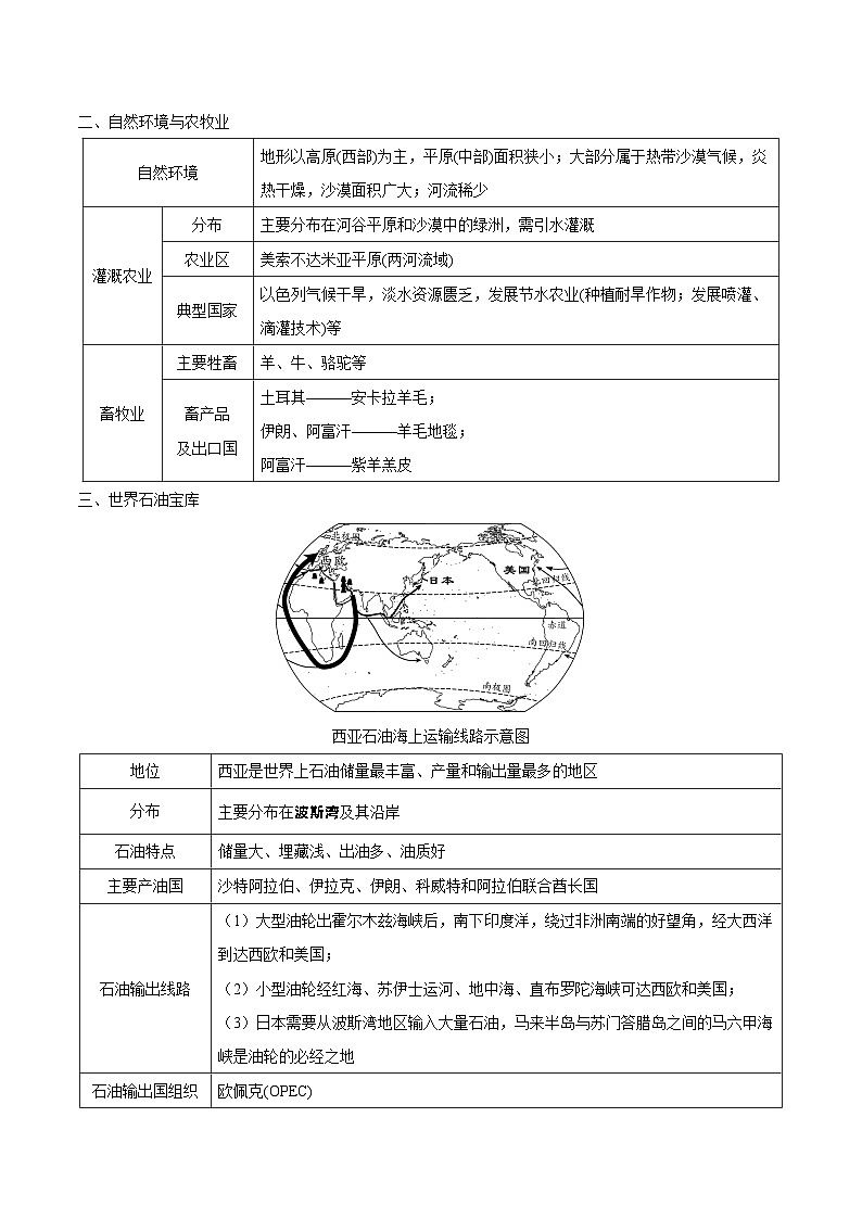 易错点07  东半球其他的地区和国家（原卷版）第2页