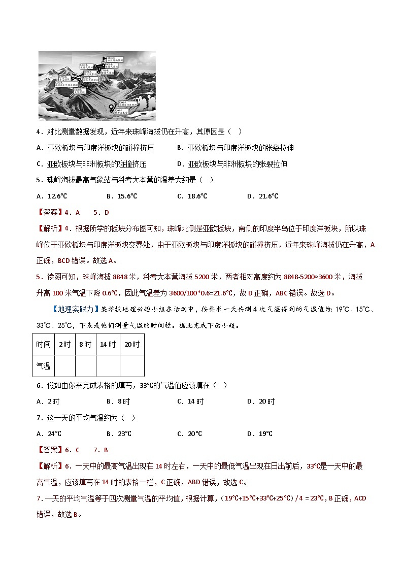 专题4 天气与气候（解析版）第2页