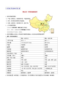 【期末复习】人教版地理八年级下册单元知识梳理：第五章 中国的地理差异