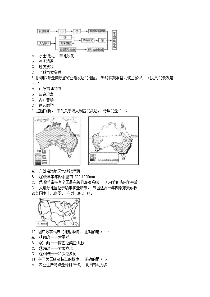 _2019年内蒙古兴安盟中考地理真题及答案(A)02