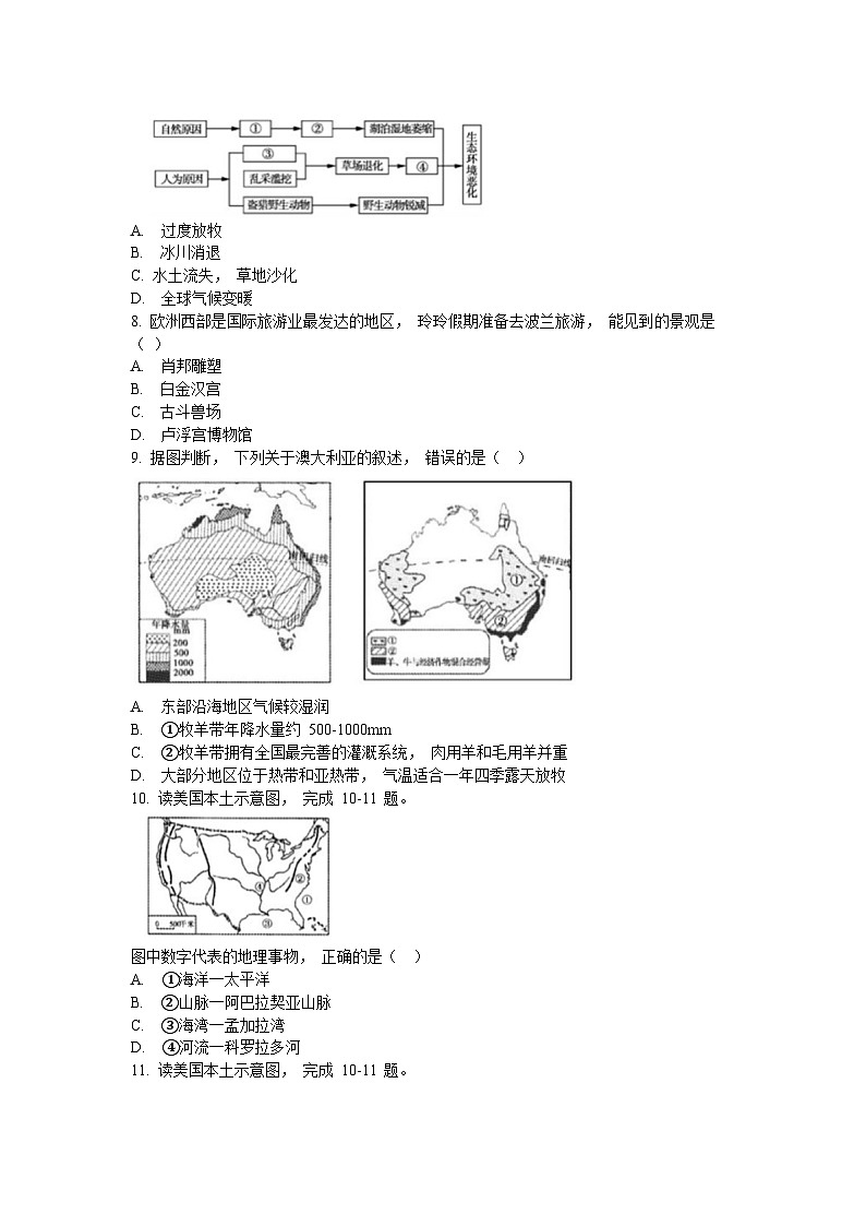 _2019年内蒙古兴安盟中考地理真题及答案(B)02