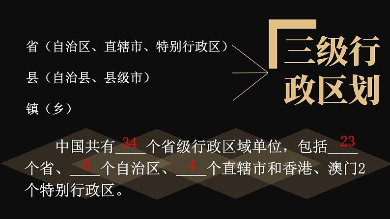 1.2 中国的行政区划 课件 -2023-2024学年八年级地理上学期湘教版04