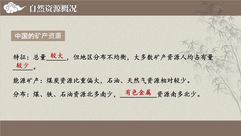 第3章 中国的自然资源 综合复习  课件 -2023-2024学年八年级地理上学期湘教版06