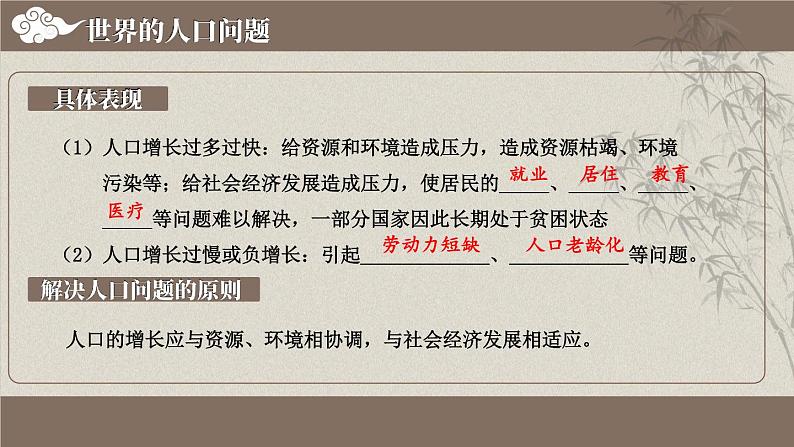 第三章 世界的居民 综合复习 课件 -2023-2024学年七年级地理上学期湘教版第7页