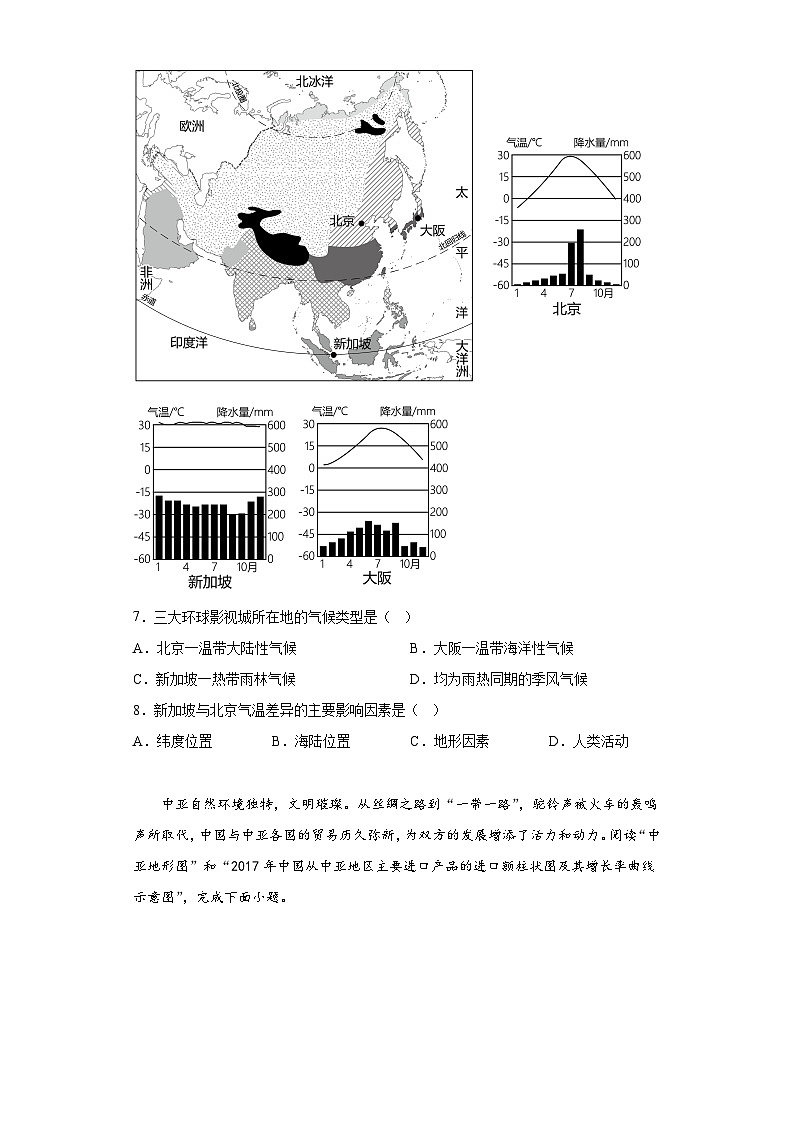 2023年山东省聊城市阳谷县中考三模地理试题（含答案）03