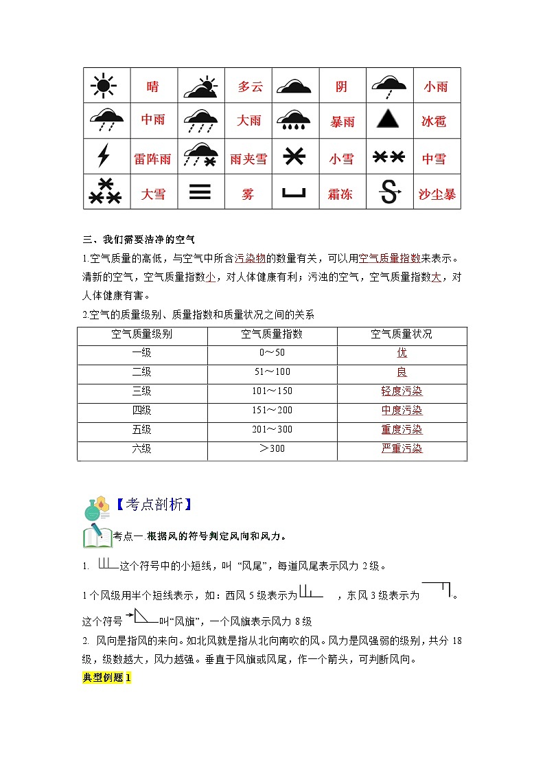 【暑假初中预备】人教版地理新七年级（六升七）暑假预习-7.3.1 第07讲 多变的天气 讲学案 （解析版）第2页