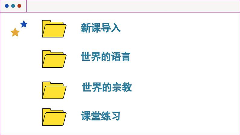 湘教版地理七上 3.3 世界的语言和宗教（课件PPT)第2页