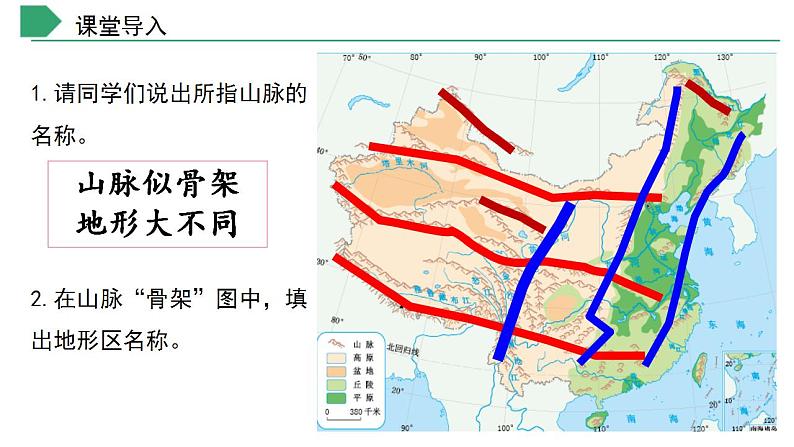 【核心素养】湘教版初中地理 八年级上册 2.1中国的地形（第2课时）课件+教案04