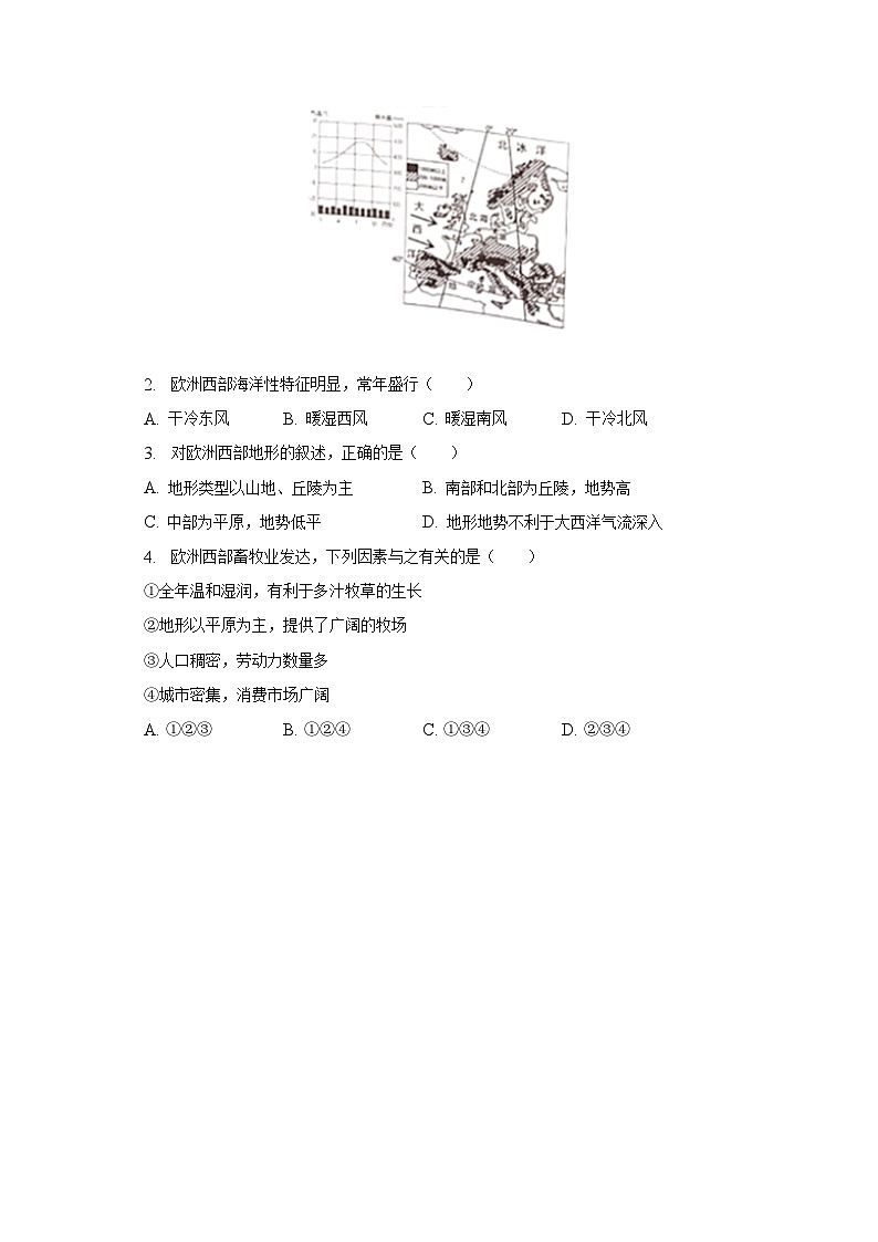 2022-2023学年福建省福州市连江县七年级（下）期末地理试卷（含解析）第2页