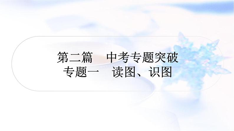 中考地理复习专题一读图、识图作业课件第1页