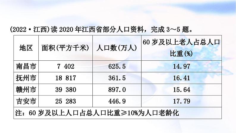 中考地理复习专题二地理计算作业课件05