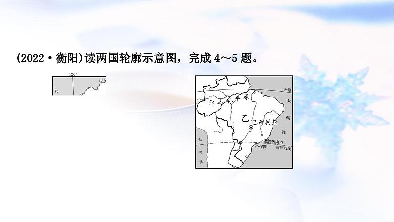 中考地理复习世界地理第八、九章不同类型的国家全球化与不平衡发展第2课时澳大利亚、巴西、美国全球化与不平衡发展作业课件第6页