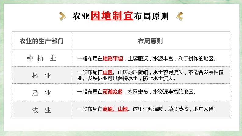 人教版地理八年级上册4.2.2《农业》课件07