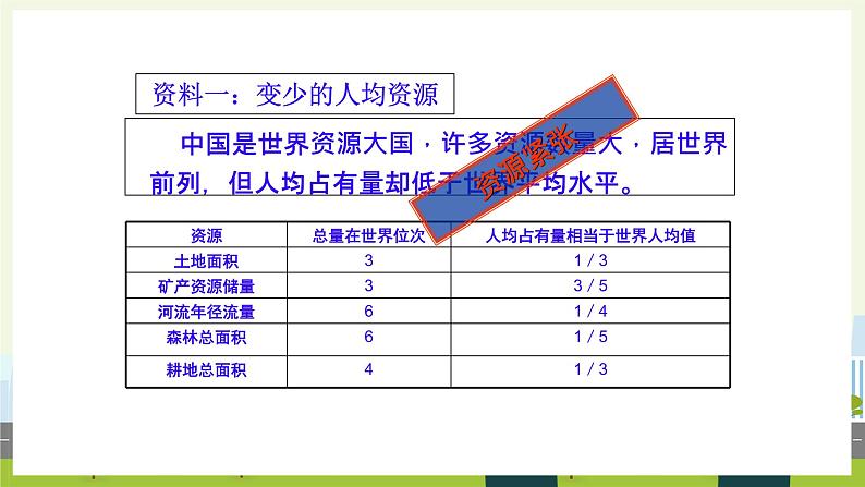 人教版地理八年级上册1.2 人口课件08