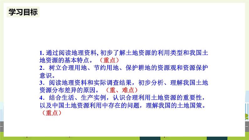 人教版地理八年级上册3.2 土地资源 课件02