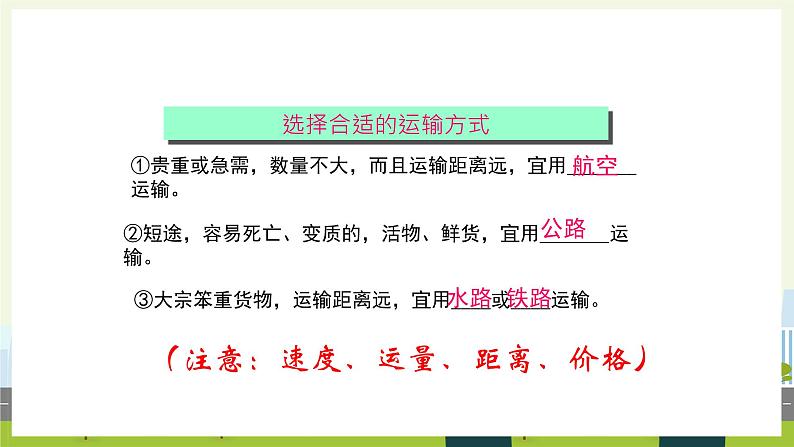 人教版地理八年级上册4.1交通运输课件07