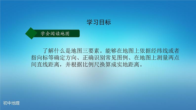 七年级上册课件初一地理人教版地图的阅读第一课时第2页