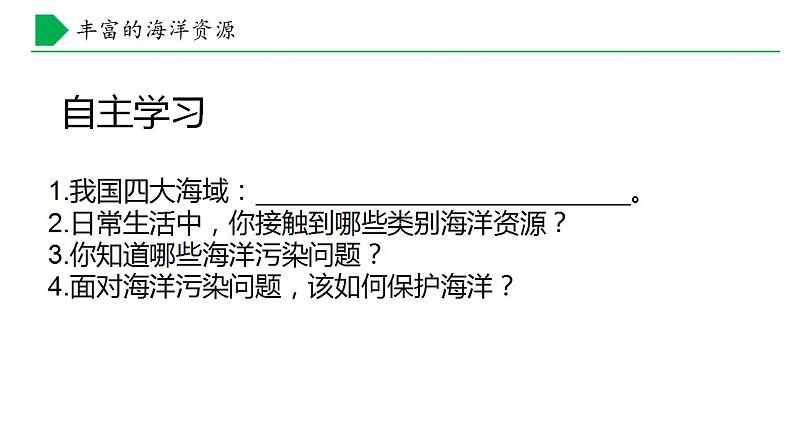 【核心素养】湘教版初中地理 八年级上册 3.4 中国的海洋资源 课件第5页
